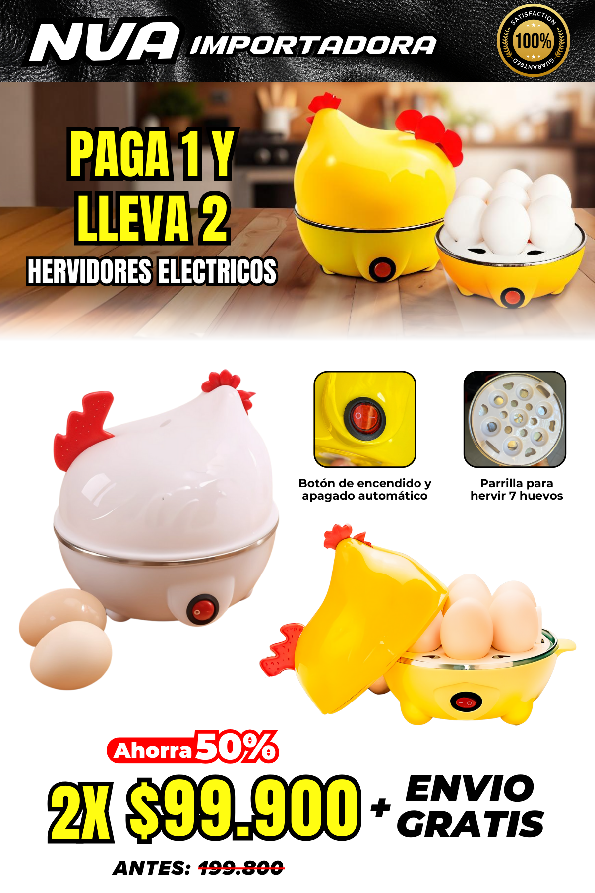 2 HERVIDORES AUTOMATICOS ¡OFERTA ESPECIAL!
