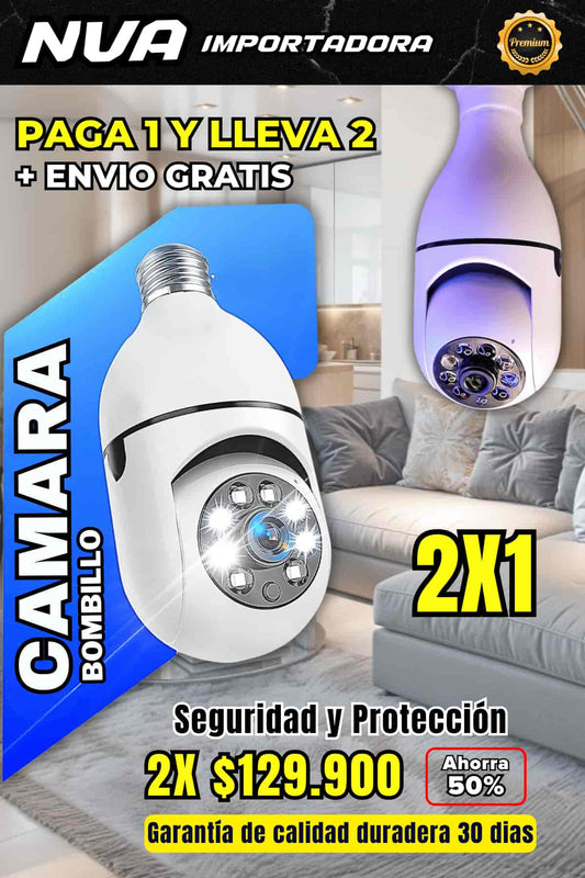 2X1 EN CÁMARA DE VIGILANCIA INTELIGENTE (V380 PRO)