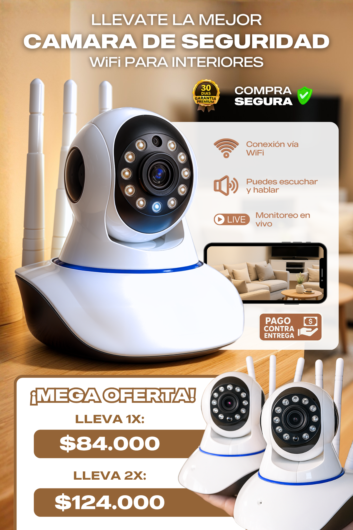 OFERTA DE CAMARAS 3 ANTENAS